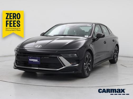 Black 2025 Hyundai SONATA SEL