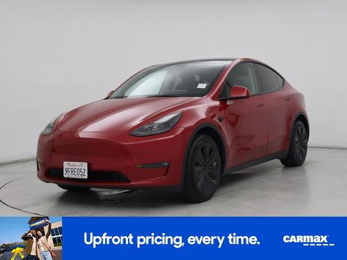 Red 2023 Tesla Model Y Long Range