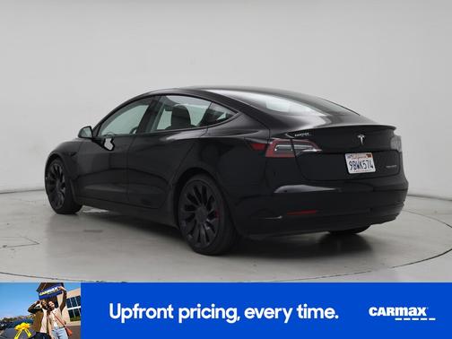 Black 2022 Tesla Model 3 Performance