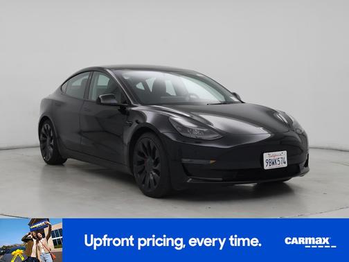 Black 2022 Tesla Model 3 Performance