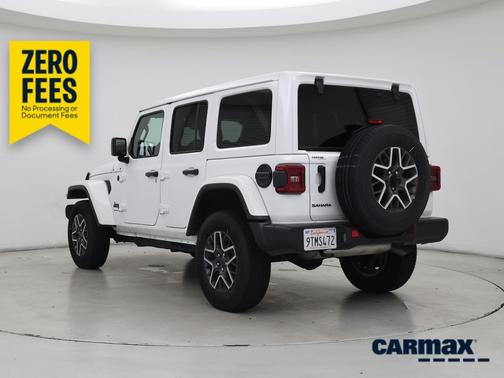 White 2025 Jeep Wrangler Sahara
