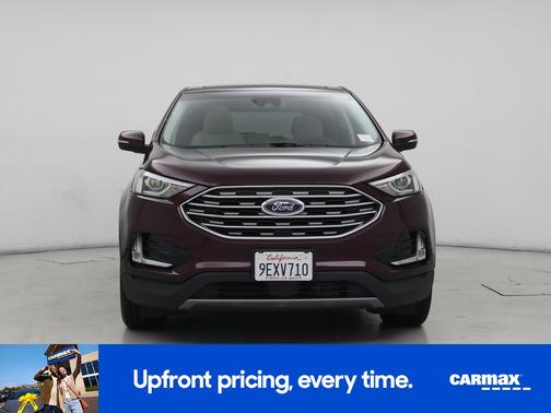 Burgundy 2019 Ford Edge Titanium