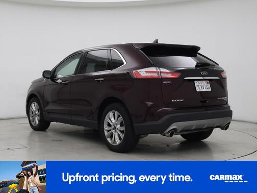 Burgundy 2019 Ford Edge Titanium