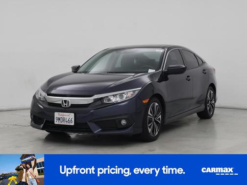 Blue 2017 Honda Civic EX-L