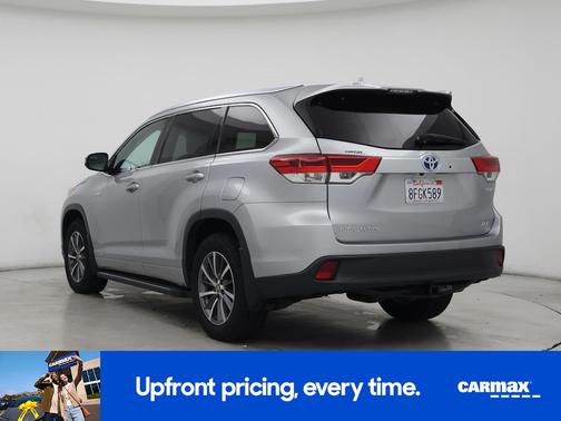 Silver 2018 Toyota Highlander Hybrid XLE