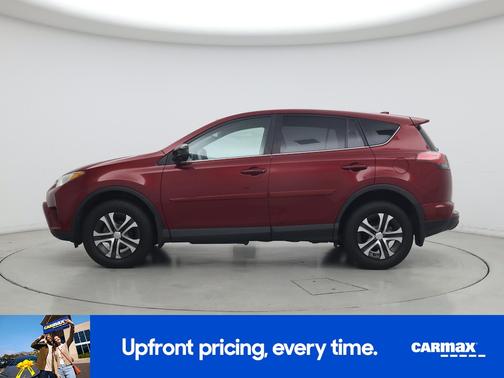 Red 2018 Toyota RAV4 LE