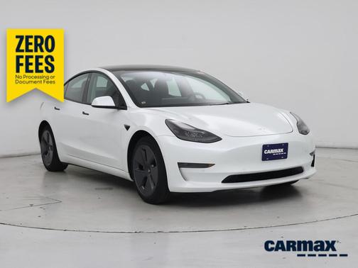 White 2022 Tesla Model 3