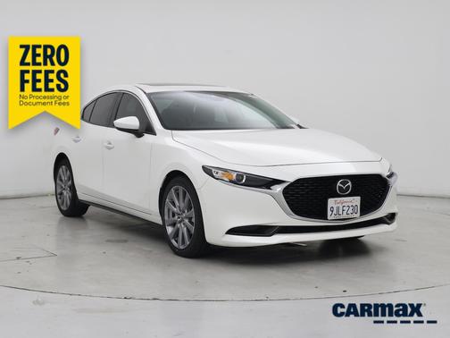 White 2023 Mazda Mazda3 2.5 S Preferred Package
