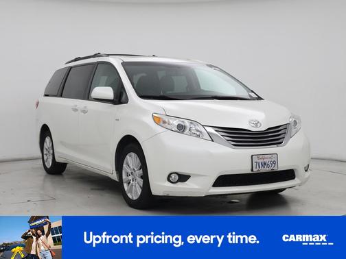 White 2017 Toyota Sienna XLE Premium