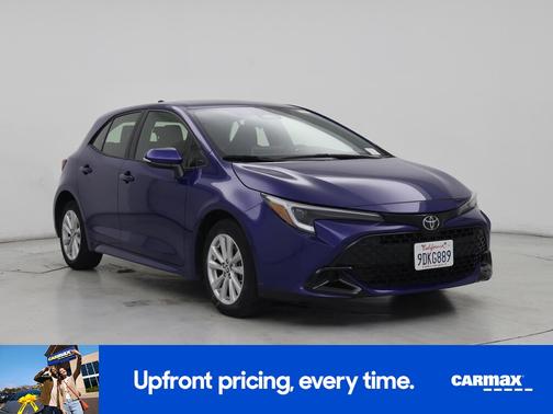 Blue 2023 Toyota Corolla Hatchback SE