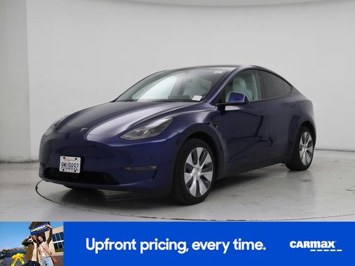 Blue 2024 Tesla Model Y Long Range