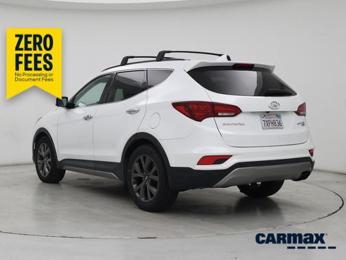 White 2017 Hyundai Santa Fe Sport Ultimate