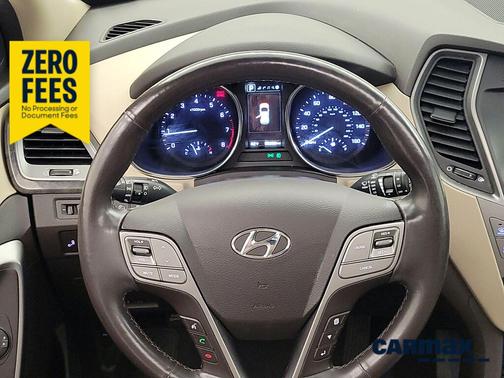 White 2017 Hyundai Santa Fe Sport Ultimate