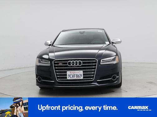 Blue 2017 Audi S8