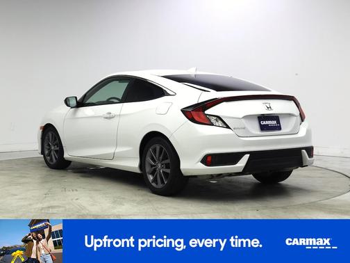 White 2019 Honda Civic EX