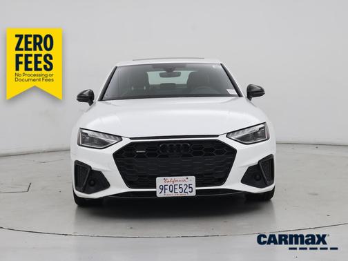 White 2023 Audi A4 S-Line Premium Plus