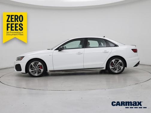 White 2023 Audi A4 S-Line Premium Plus