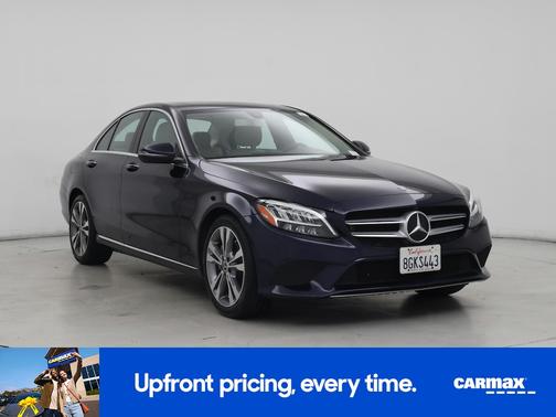Blue 2019 Mercedes-Benz C-Class