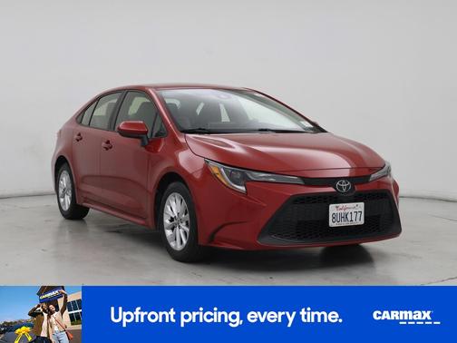 Red 2021 Toyota Corolla LE