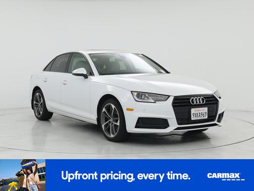 White 2019 Audi A4 Titanium Premium