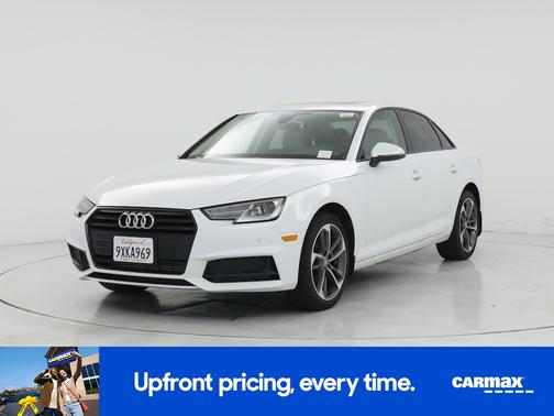 White 2019 Audi A4 Titanium Premium