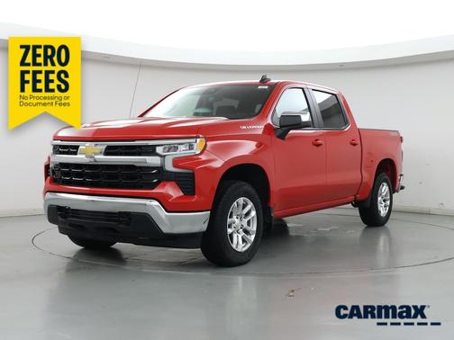 Red 2022 Chevrolet Silverado 1500 LT