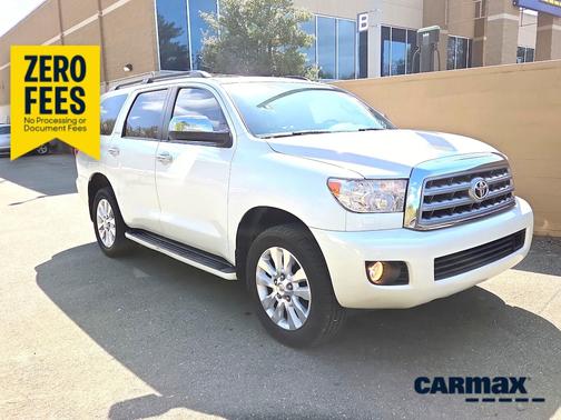 White 2016 Toyota Sequoia Platinum