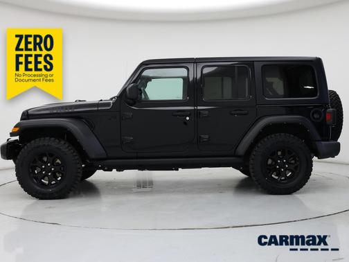 Black 2021 Jeep Wrangler Unlimited Willys