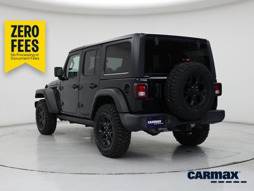 Black 2021 Jeep Wrangler Unlimited Willys