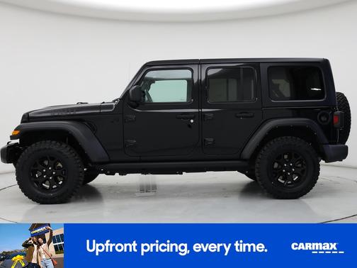 Black 2021 Jeep Wrangler Unlimited Willys