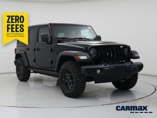 Black 2021 Jeep Wrangler Unlimited Willys