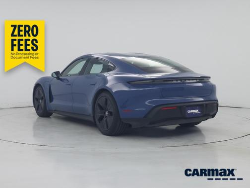 Blue 2022 Porsche Taycan