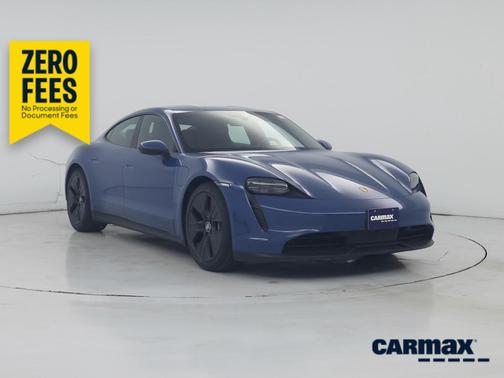Blue 2022 Porsche Taycan