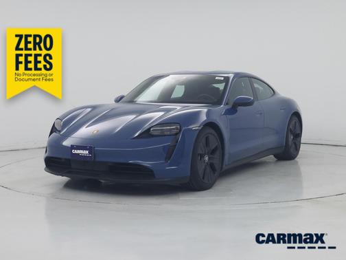 Blue 2022 Porsche Taycan