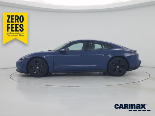 Blue 2022 Porsche Taycan