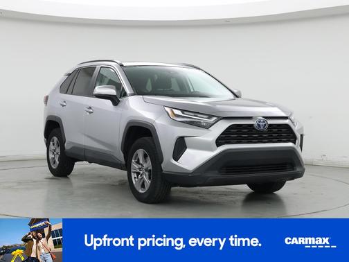 Silver 2022 Toyota RAV4 Hybrid XLE