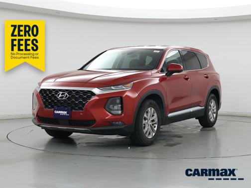Red 2019 Hyundai SANTA FE SEL