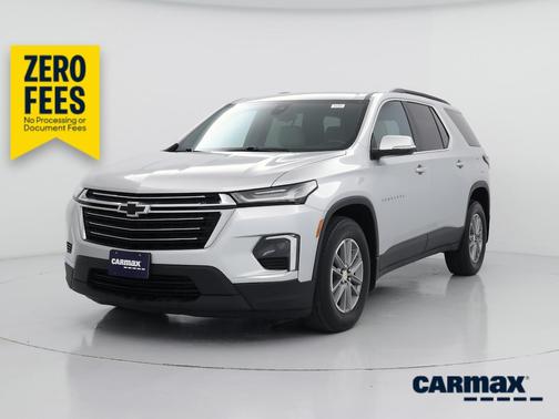 Silver 2022 Chevrolet Traverse LT Cloth