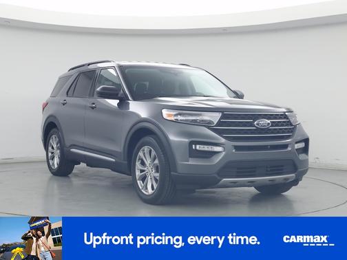 Gray 2022 Ford Explorer XLT