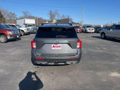 Gray 2021 Ford Explorer XLT