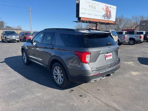 Gray 2021 Ford Explorer XLT