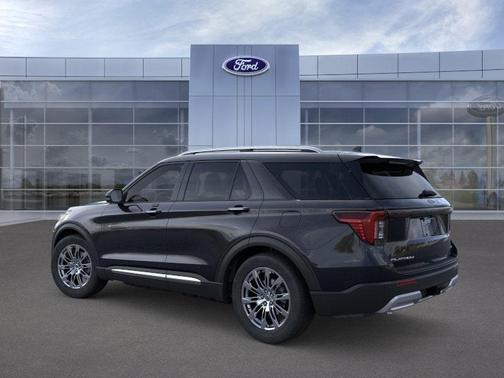 Agate Black Metallic 2026 Ford Explorer Platinum