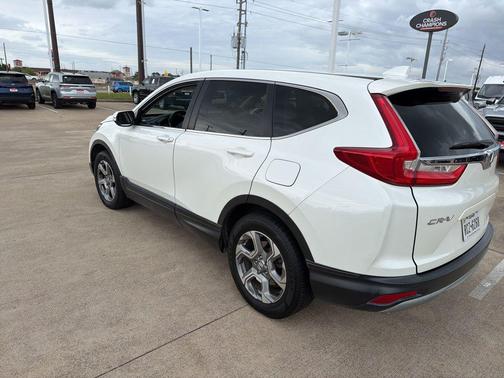White Diamond Pearl 2018 Honda CR-V EX-L