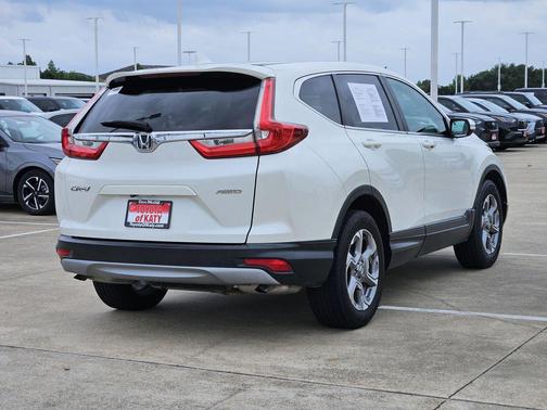 White Diamond Pearl 2018 Honda CR-V EX-L