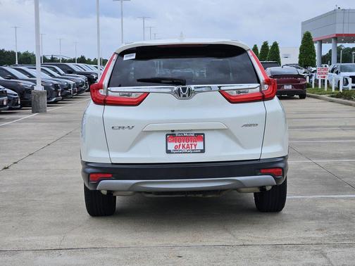 White Diamond Pearl 2018 Honda CR-V EX-L