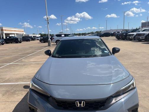 Morning Mist Metallic 2024 Honda Civic Sport
