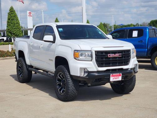 Summit White 2021 GMC Canyon Elevation