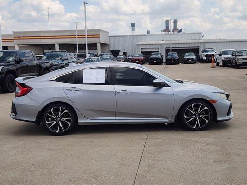 Lunar Silver Metallic 2018 Honda Civic Si