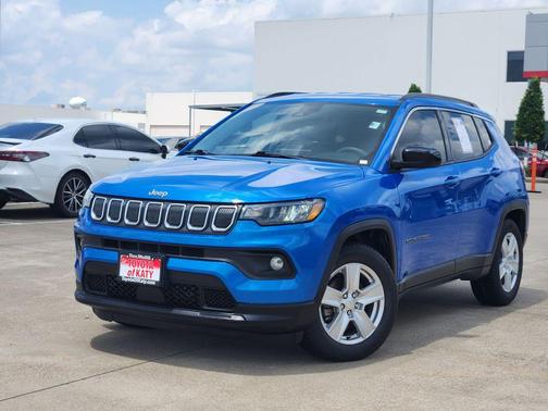 Laser Blue Pearlcoat 2022 Jeep Compass Latitude