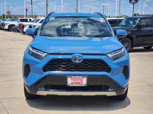 Cavalry Blue 2022 Toyota RAV4 Hybrid SE